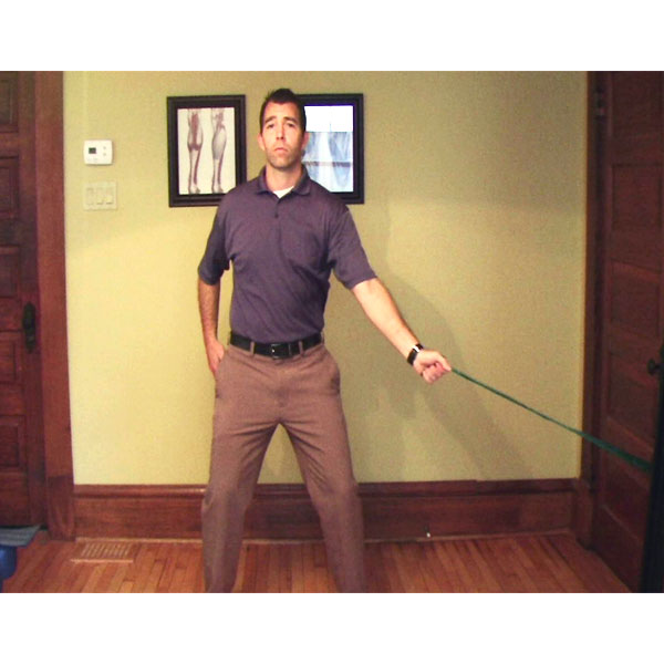 Standing PushPull Exercise Gray Chiropractic St.Catharines Spine