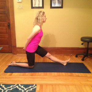 kneeling hamstring stretch 2