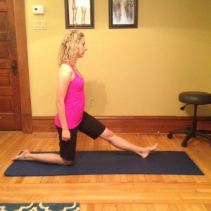 kneeling hamstring stretch 1